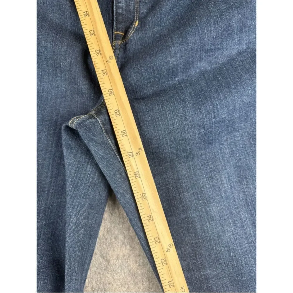 L.L.Bean Bootcut Jeans Women's Size‎ 18 Blue Denim Dark Wash Classic Fit Preppy